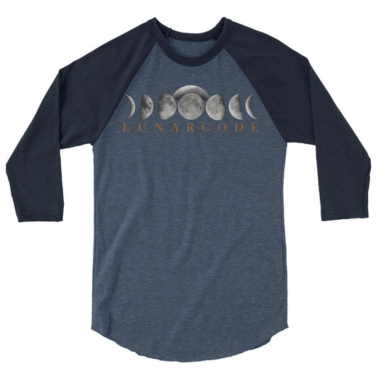 "Lunar scape" 3/4 sleeve shirt